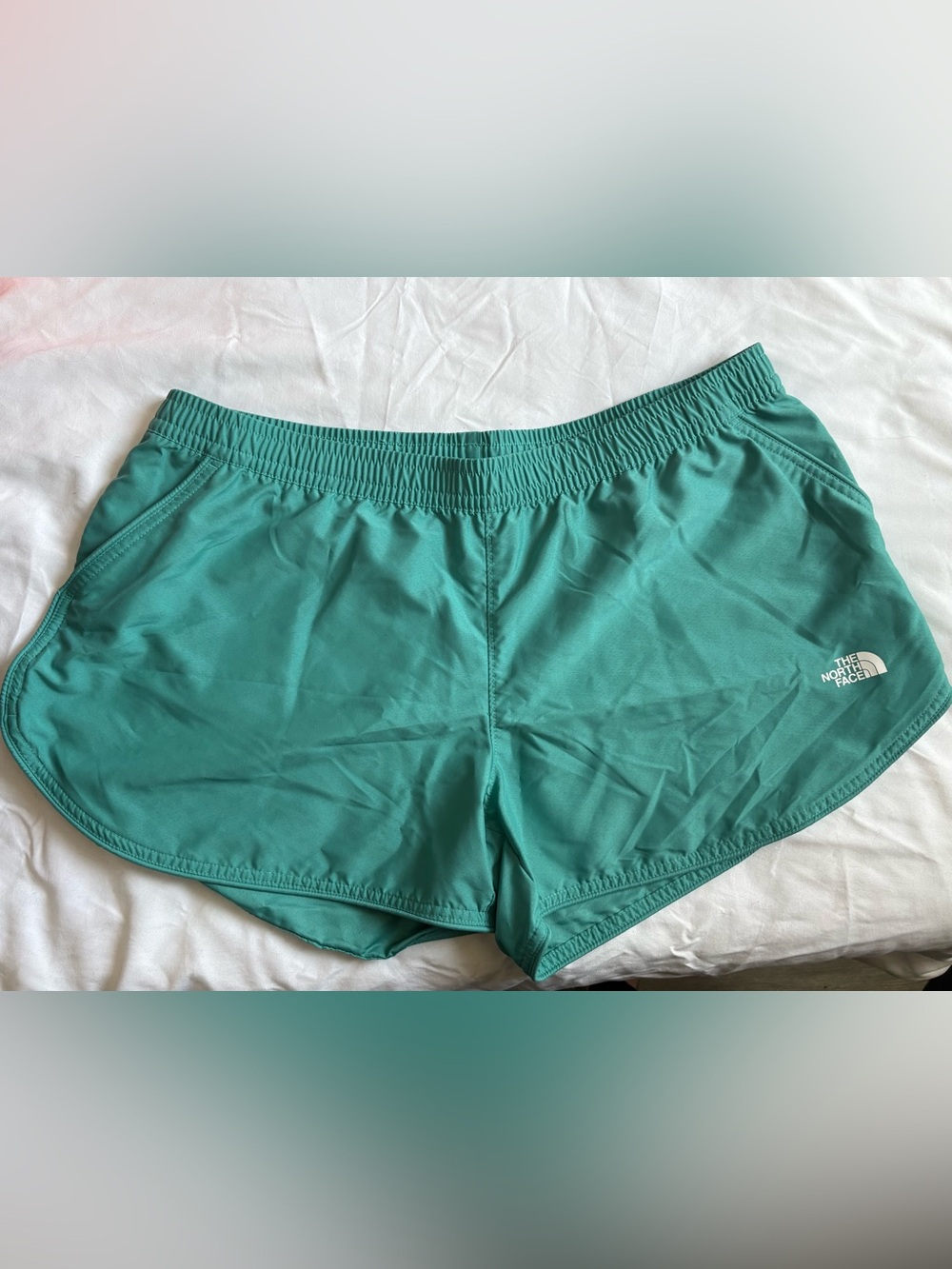 The North Face Women's Teal Athletic Running Shorts